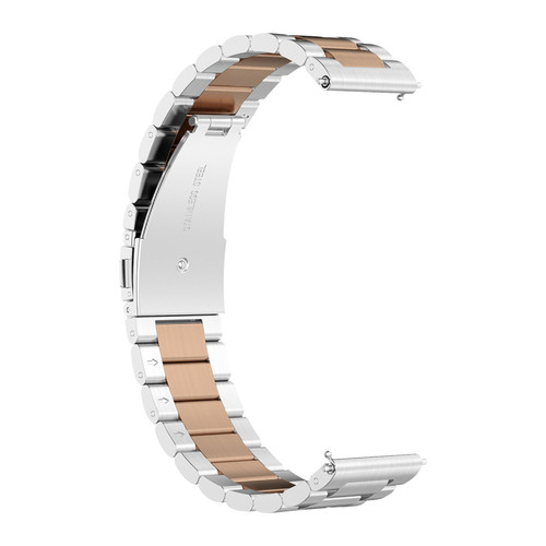 Avizar - Bracelet pour Huawei Watch GT Runner / Watch GT 3 46mm Maille Argent / Rose Gold Avizar  - Objets connectés