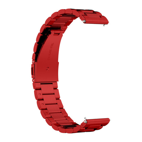 Avizar - Bracelet pour Huawei Watch GT Runner / Watch GT 3 46mm Maille Acier Rouge Avizar - Montre et bracelet connectés Avizar