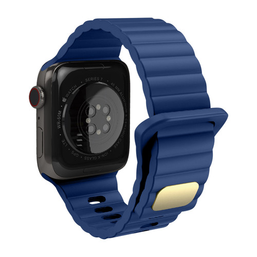 Avizar - Bracelet pour Apple Watch 41mm / 40mm / 38 mm Silicone Souple et Doux Bleu Roi Avizar  - Accessoires bracelet connecté
