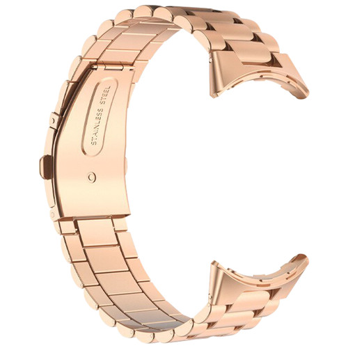 Avizar - Bracelet pour Google Pixel Watch Maillons Acier Inoxydable Rose gold Avizar  - Accessoires bracelet connecté