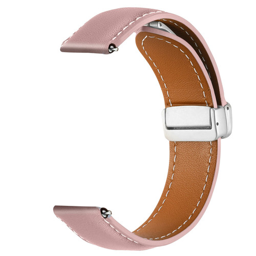 Avizar - Bracelet pour Galaxy Watch 5 / 5 Pro / 4 Cuir Fermoir Boucle Magnétique rose Avizar  - Avizar