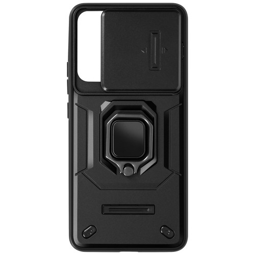 Avizar - Avizar Coque pour Xiaomi 14 Bague Support Antichoc Cache Caméra Coulissant Noir Avizar  - Accessoire Smartphone