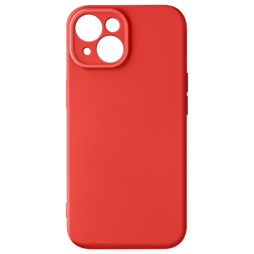 Avizar - Coque Silicone pour iPhone 15 Caméra Protégée Soft Touch Série Sweet Rouge Avizar  - Accessoire Smartphone