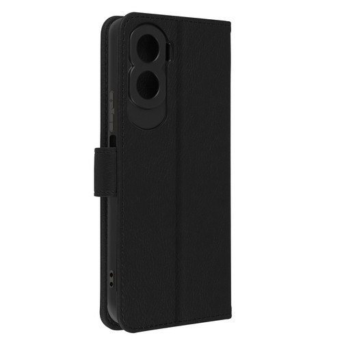 Avizar - Étui pour Honor 90 Lite Clapet Portefeuille Fonction Support Vidéo Noir Avizar  - Coques smartphone