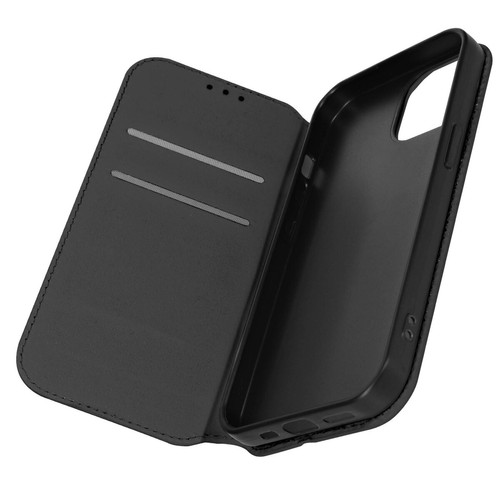 Avizar - Étui pour iPhone 15 Pro Max Porte-carte Support Vidéo Clapet Magnétique Noir Avizar  - Avizar