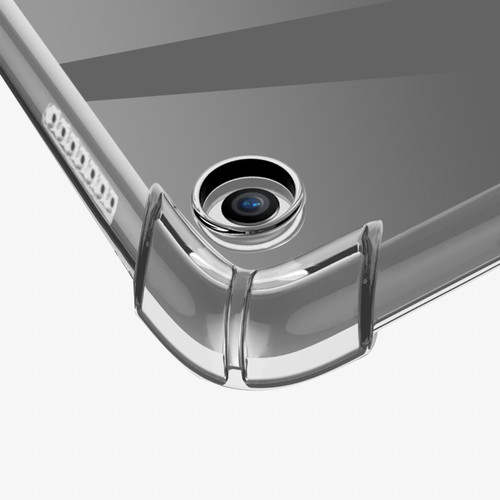 Avizar Coque pour Samsung Tab A9 Plus Silicone Antichoc et Verre Trempé Transparent