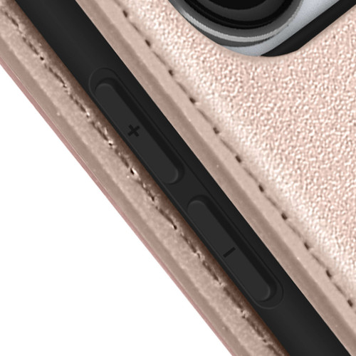 Coque, étui smartphone Étui pour Huawei P40 Porte-carte Support Vidéo Clapet Magnétique Rose gold