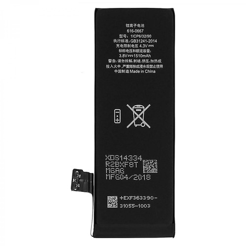 Avizar - Batterie Interne iPhone 5C 1510 mAh Lithium-ion Avizar - Kit de réparation iPhone Accessoires et consommables