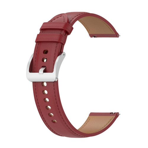 Avizar - Bracelet Cuir Huawei Watch GT3 Rouge Avizar  - Accessoires montres connectées Avizar