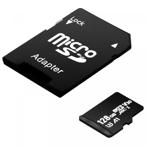 Avizar - Carte Micro-SD 128Go + Adaptateur Avizar  - Lecteur carte mémoire Microsd/microsdhc
