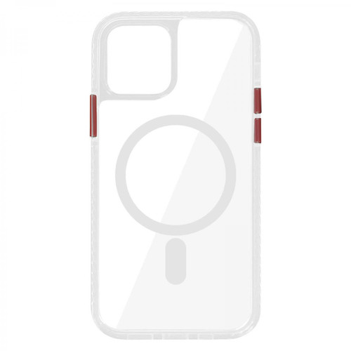 Coque, étui smartphone Avizar Coque Apple iPhone 12 Mini Magsafe Antichoc Cercle magnétique - rouge