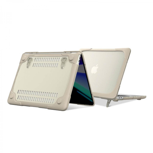 Avizar - Coque pour Macbook Pro 16 2019 Protection Intégrale Rigide Contour Souple Beige Avizar  - Avizar