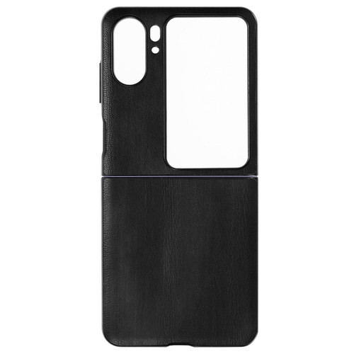 Avizar - Coque Oppo Find N2 Flip effet cuir Noir Avizar  - Coques Smartphones Coque, étui smartphone