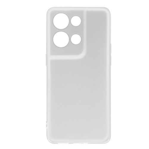 Coque, étui smartphone Avizar Coque pour Oppo Reno 8 Pro 5G Silicone Gel Fine et Légère blanc translucide