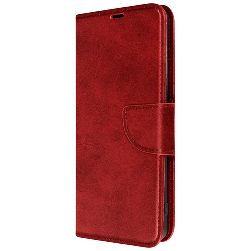 Avizar - Étui Folio Motorola Moto E13 Rouge Avizar  - Accessoire Smartphone