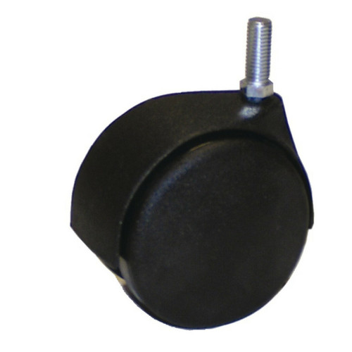 Avl - Roulette double galet noire de diamètre 50 mm tige lisse D11 AVL 595230TL Avl  - Lave linge sechant noir
