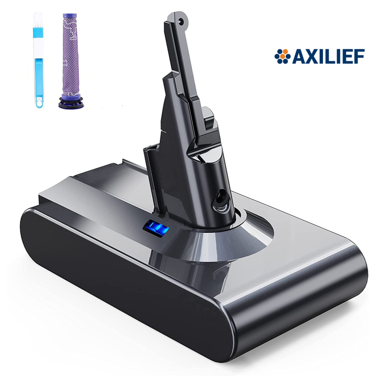 AXILIEF - AXILIEF 21.6V 4500mAh Batterie pour Dyson V8 Absolute Animal  214730-01 966489-04 - Accessoire entretien des sols - Rue du Commerce