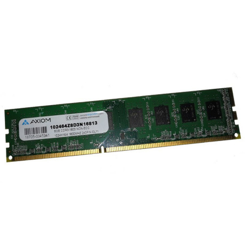 Axiom Films - 8Go RAM AXIOM 102464Z8D3N16813 DIMM DDR3 PC3-12800U 1600Mhz 240-Pin CL11 Axiom Films  - Memoire pc reconditionnée