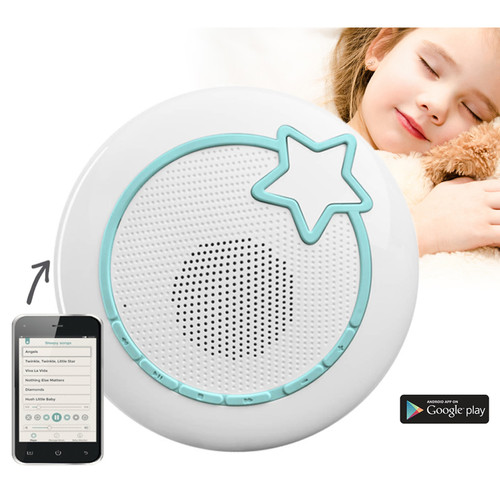 Babyphone connecté Baby Stars Babyphone Wifi avec smartphone Ecoute bebe Audio Lecteur Mp3 et Boite a musique