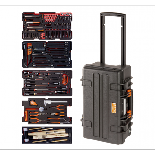Bahco - Bahco - Caisse à outils métallique avec kit d'outils multi-usages 194 pièces - 4750RCHDW01FF3 Bahco  - Caisse metal