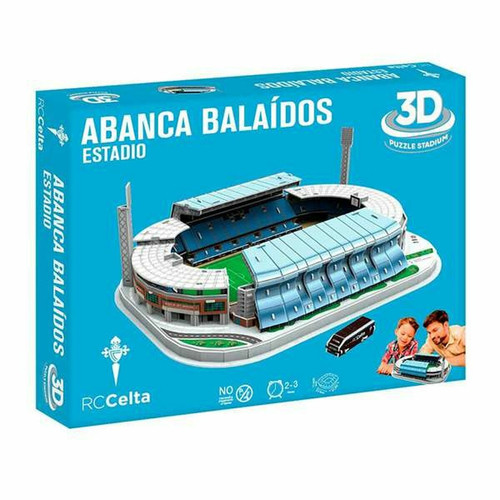 BANDAI - Puzzle 3D Bandai Abanca Balaídos RC Celta de Vigo Stade Football BANDAI  - Jeux & Jouets