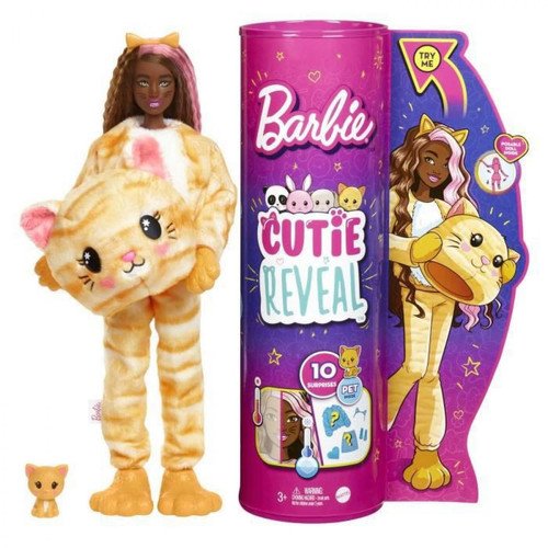 Barbie - Barbie - Barbie Cutie Reveal Chaton - Poupee - Poupées & Poupons