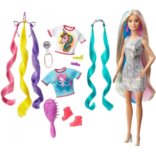 Mattel - Barbie Cheveux fantastiques - Barbie Poupées & Poupons