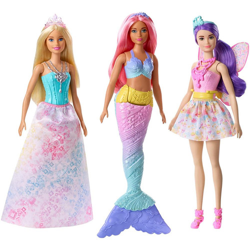 Barbie - Barbie Dreamtopia 3 Dolls Buildup, GFF55 Barbie  - Marchand Zoomici