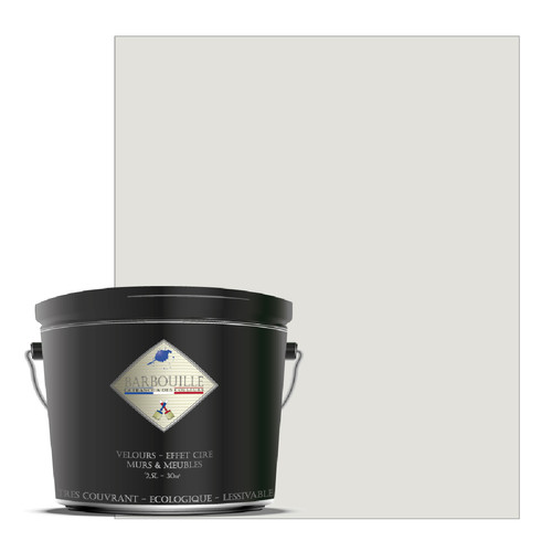Barbouille - Peinture lessivable acrylique velouté – murs et plafonds Barbouille  - Peinture mur blanc