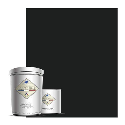 Barbouille - Peinture/résine époxy bi-composants, en phase aqueuse pour carrelages, faiences, stratifiés, PVC, etc… Finition Brillante Barbouille  - Revêtement sol & mur