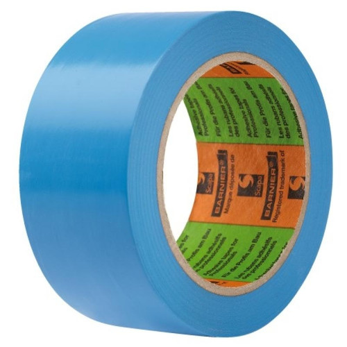 Barnier - Adhésif de protection longue durée vinyle plastifié 6097,support fragile coloris bleu, largeur 50 mm, longueur 33 m Barnier  - ASD