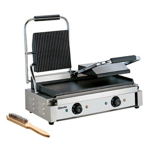 Pierrade, grill Bartscher Machine à Panini Professionnelle - 215 x 215 mm - Bartscher - A150673