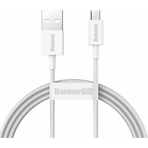 Baseus - Baseus Micro USB Superior Cable, Fast Charging Cable 2A 1m White (CAM Baseus  - Câble antenne