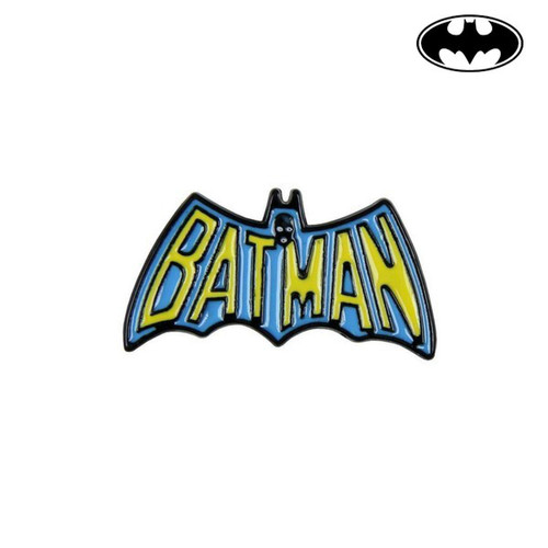 Batman - Broche Batman Métal Jaune Bleu Batman  - Batman