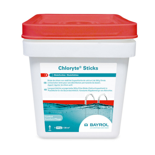Bayrol - Chlore lent chloryte sticks 300g - 4,5kg - chlorytesticks - BAYROL Bayrol  - Produits spéciaux et nettoyants Bayrol