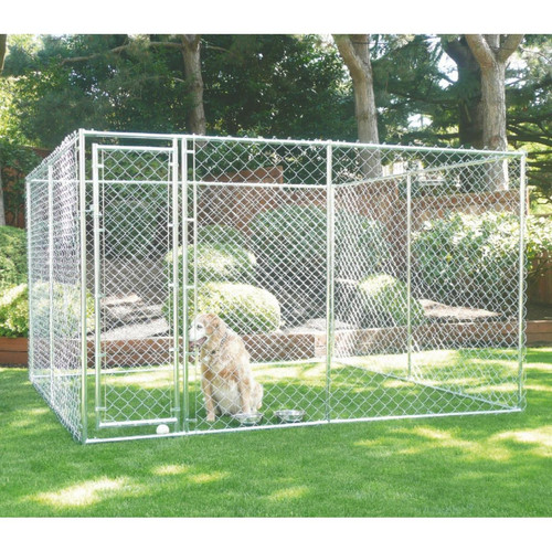 Bcelec - RA-D33 Parc à Chiots 3x3x1.8m ou 1.5x4.6x1.8m, enclos pour chiens, chenil d'extérieur, enclos d'exercice cage pour chiens Bcelec   - Bcelec