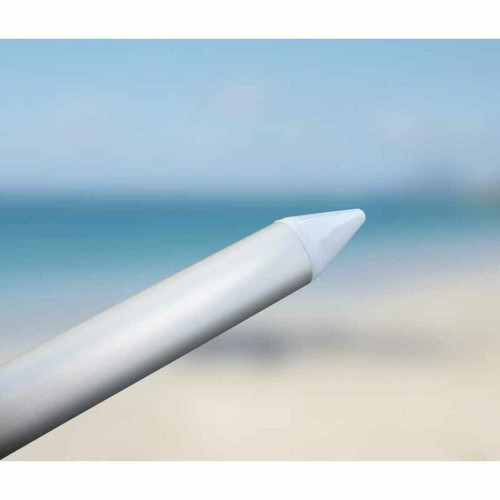 Parasols Parasol de plage 240 cm aluminium anti-vent protection uv Roma, Couleur: Vert