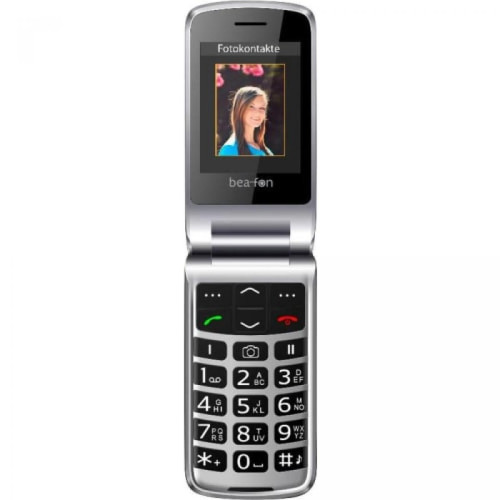 Beafon -SL595 Téléphone Portable 2.4" 16Go Noir Argent Beafon  - Téléphone mobile Beafon