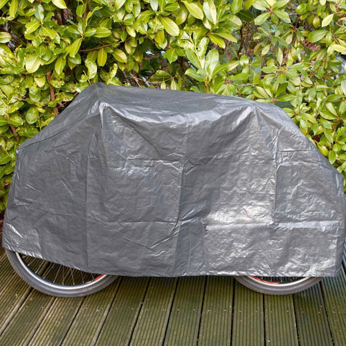 Becquet - Housse de protection pour vélo gris - Le jardin