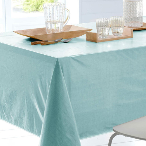 Becquet - Nappe de table plastique bleu aqua - Nappes Design