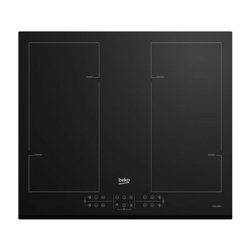 Beko - Table de cuisson à induction 60cm 4 feux 7200w noir - hii64206f2mt - BEKO Beko  - Plaque cuisson Electrique Table de cuisson
