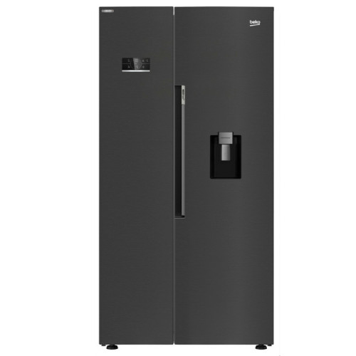 Beko - Réfrigérateur américain 91cm 576l nofrost noir - GN163241DXBRN - BEKO - Refrigerateur distributeur de glacons