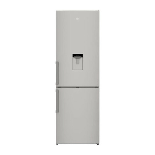 Beko - Réfrigérateurs combinés 295L Froid Brassé BEKO 60cm F, CRCSA295K31DSN - Refrigerateur distributeur de glacons