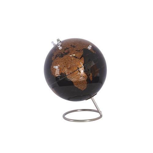 Globes Beliani Globe noir et cuivré 29 cm à magnets CARTIER