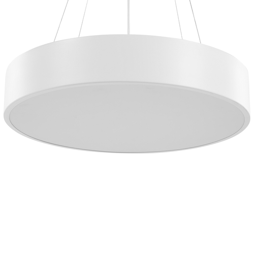 Beliani - Lampe à LED suspendue blanche en métal BALILI - Lampes à poser Beliani