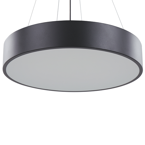 Beliani - Lampe à LED suspendue noire en métal BALILI - Lampes à poser Beliani