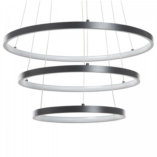 Beliani - Lampe LED suspendue noir ATREK Beliani  - Suspensions, lustres