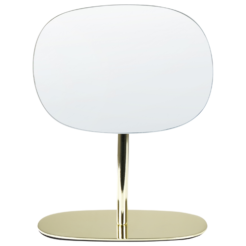 Beliani - Miroir de maquillage 20 x 14 cm doré CHARENTE Beliani  - Marchand Beliani