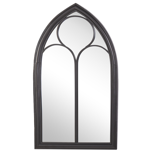 Beliani - Miroir noir 62 x 113 cm TRELLY Beliani  - Décoration Noir et blanc