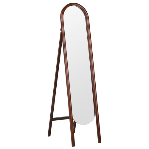 Beliani - Miroir sur pied bois foncé 30 x 150 cm CHELLES Beliani  - Miroir sur pied bois